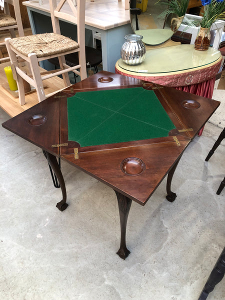 Antique Envelope Card Table