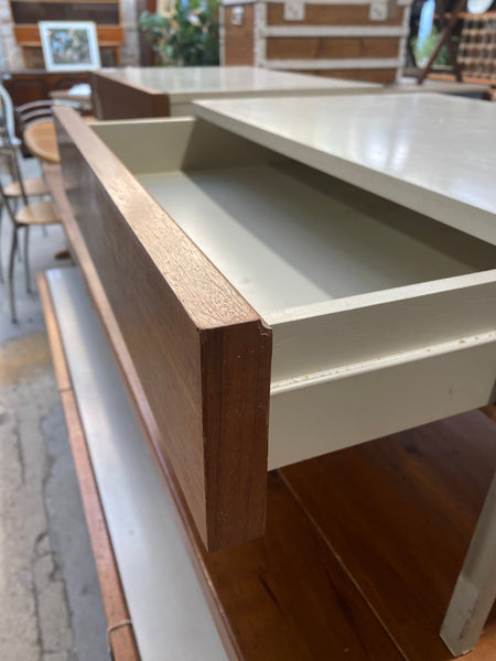 Interlubke Pair of Mid Century Teak Bedside Tables