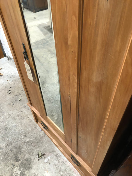 Rustic Pine Single Wardrobe