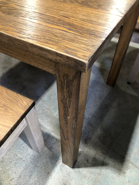 IKEA Dining Table and Two Benches
