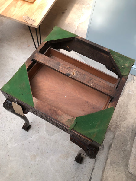 Antique Envelope Card Table