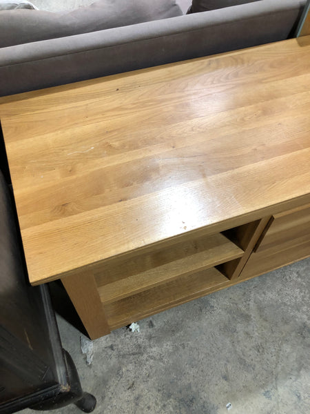 Large Oak TV Unit