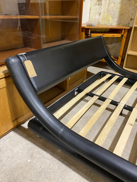 Faux Leather Double Bedframe