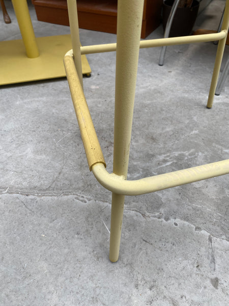 Yellow Metal Outdoor Bistro Set
