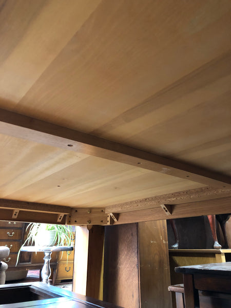 Large Heavy Duty Wooden Dining Table