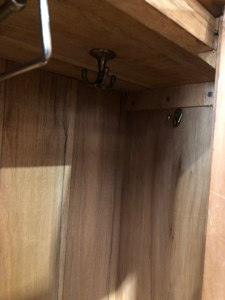 Rustic Pine Single Wardrobe