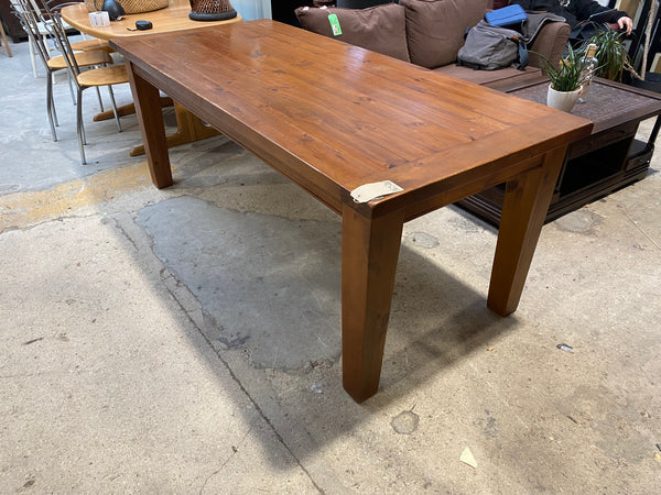 Large Heavy Duty Pine Dining Table