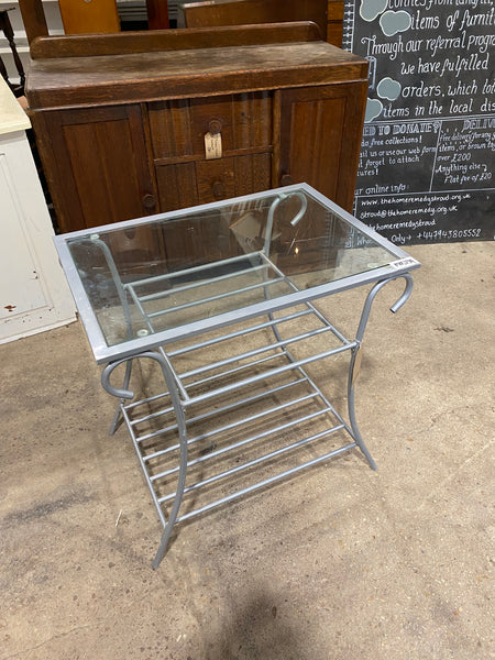 Glass Side Table