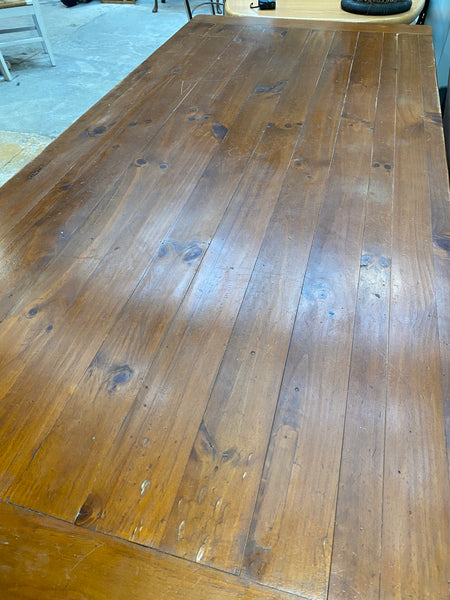 Large Heavy Duty Pine Dining Table