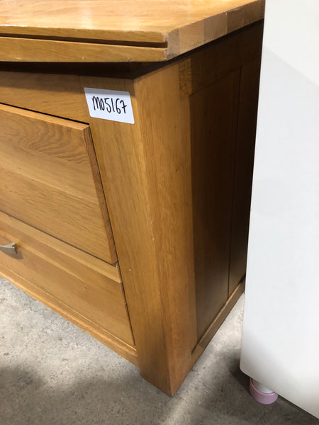 Large Oak TV Unit