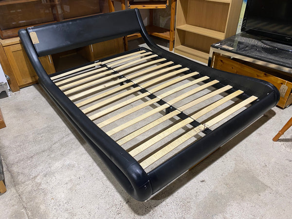 Faux Leather Double Bedframe