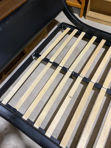 Faux Leather Double Bedframe