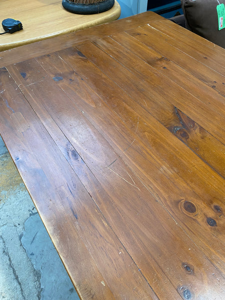 Large Heavy Duty Pine Dining Table