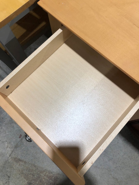 Veneer Pedestal Desk