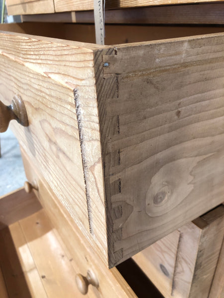 GHC - Rustic Pine Tallboy Chest of Drawers