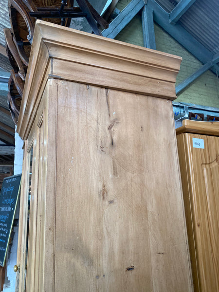 Rustic Pitch Pine Double Wardrobe GHC