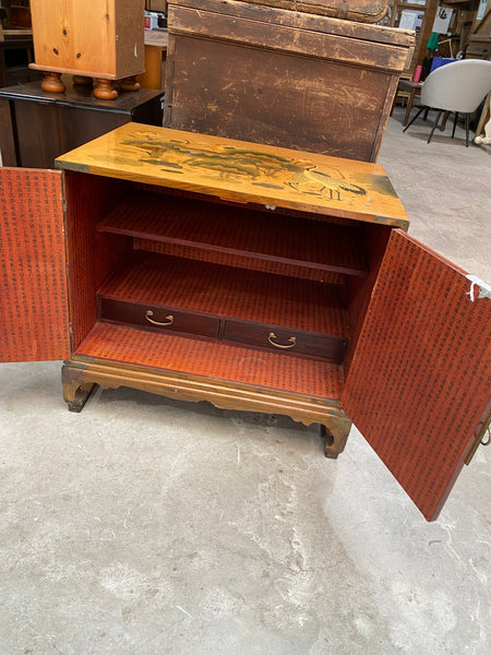 Oriental Style Cabinet with Beautiful Motifs