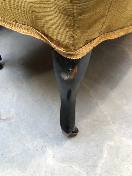 GHC - 19th Century Mustard Button Back Sofa