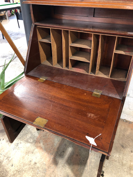 Antique Mahogany Tall Bureau