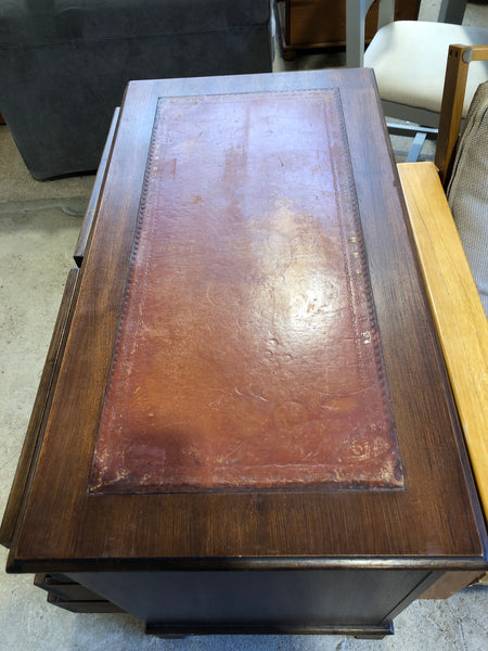 Small Leather Topped Desk