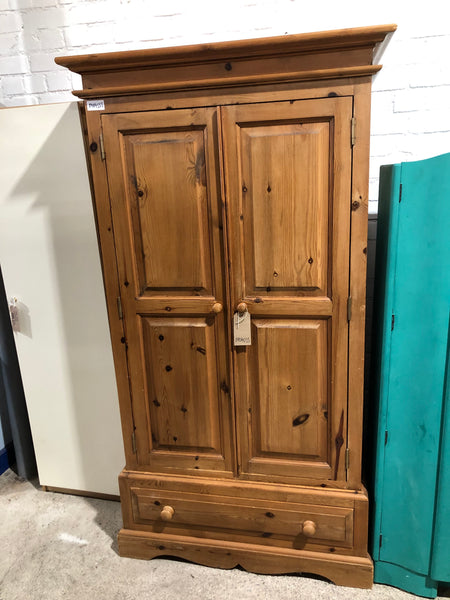 Solid Pine Double Wardrobe