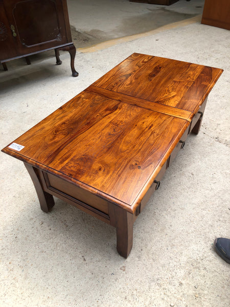 Solid Wooden Coffee Table with Storage
