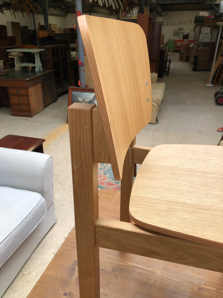 Oak Veneer Fogia Mono Dining Chair