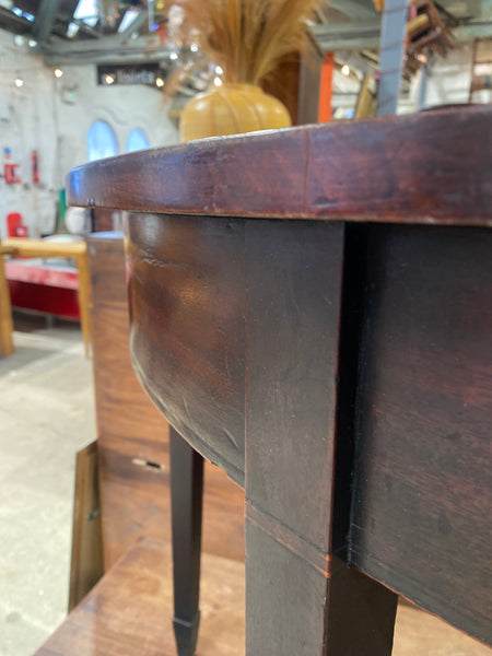 GHC - Mahogany Demi Lune Console Table