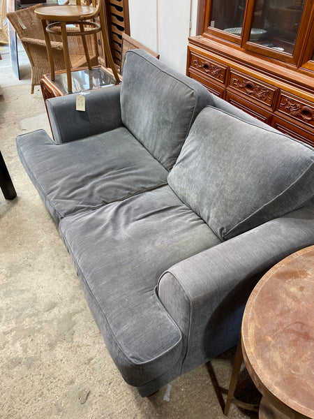 Large Grey Two Seat Sofa