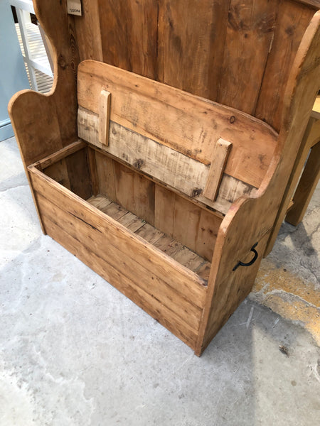 GHC - Rustic Pine Monks Bench
