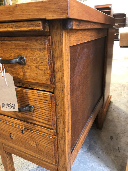Six Drawer Wooden Pedestal Desk