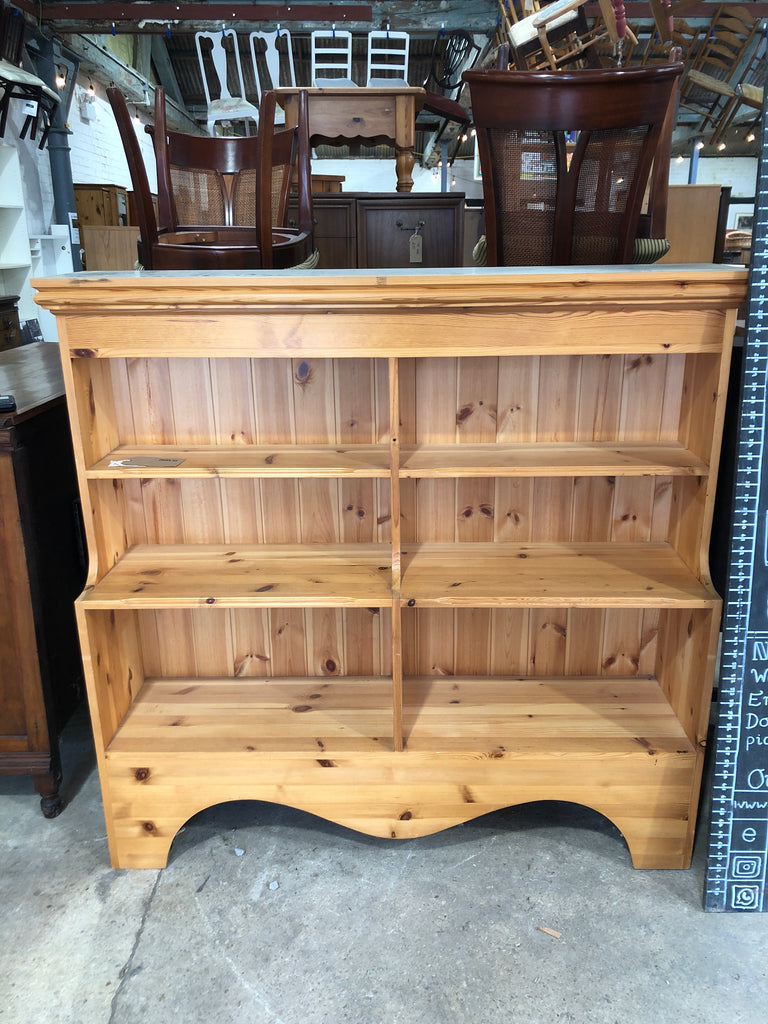 Pine Shelving Unit with Glass Top – The Home Remedy Stroud