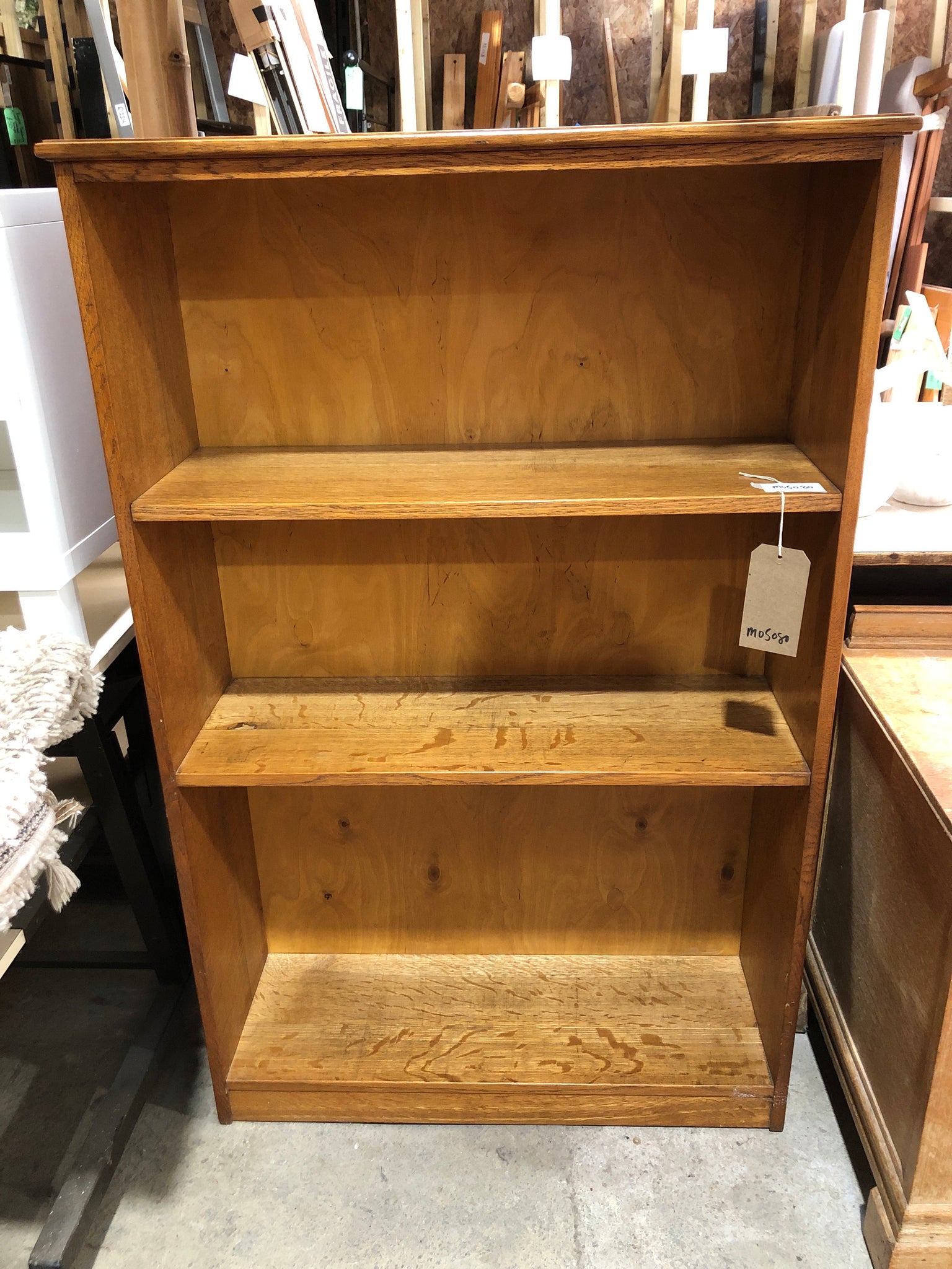 Small Oak Bookshelf