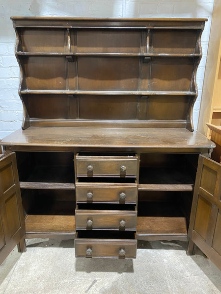 Old Colonial Ercol Dark Elm Welsh Dresser