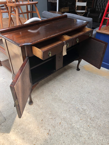 Antique Dark Wood Sideboard
