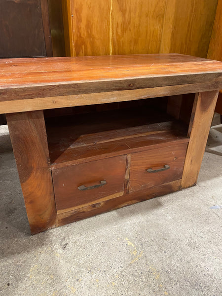 Jali Sheesham Low Storage Table