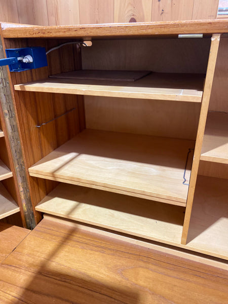 Mid Century Teak Magic Box Desk