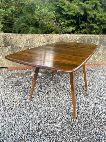 Vintage Ercol Model 383 Drop Leaf Plank Table