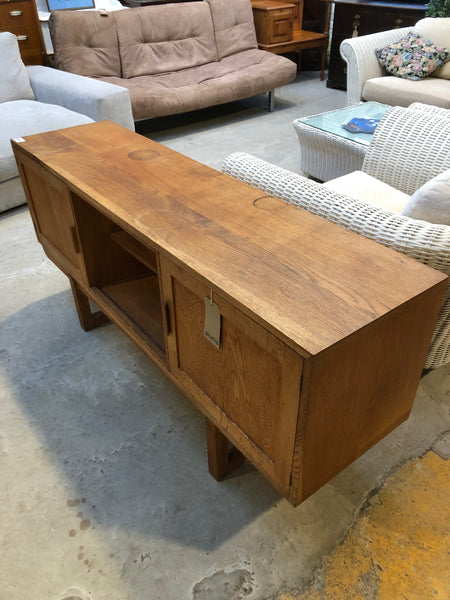 Oak Low Sideboard Entertainment Unit