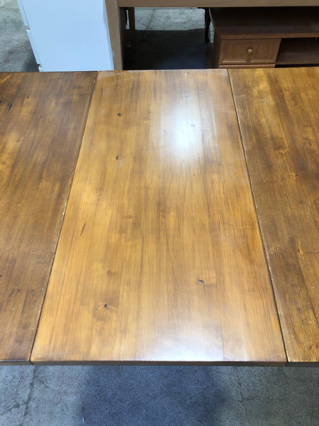 Large Extending Pine Dining Table
