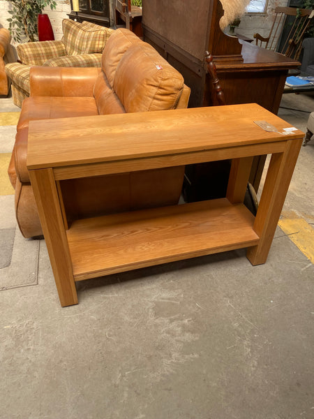 Solid Oak Console Hallway Table
