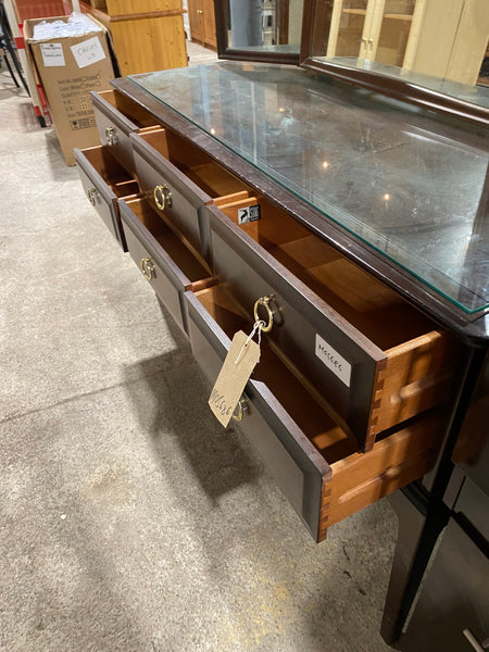 Stag Minstrel Dressing Table with Trifold Mirror