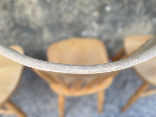Four Farmhouse Pine Dining Chairs