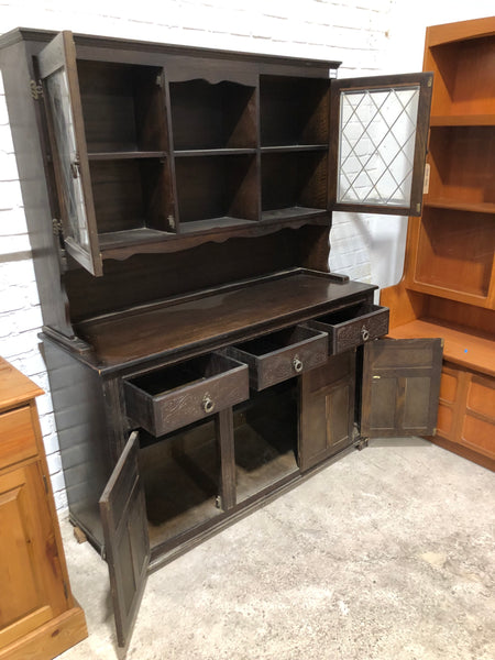 Dark Wood Vintage Dresser