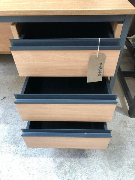 Office Desk with Locking Drawers