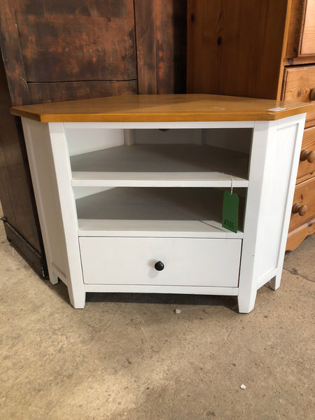 REF - White Corner TV Unit
