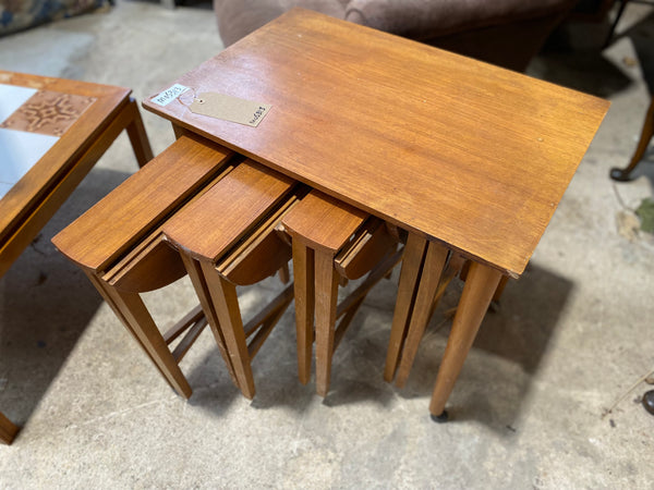 Vintage Teak Poul Hundevad Nest of Tables