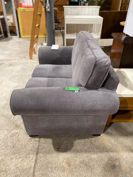 REF - Grey Two Seater Sofa