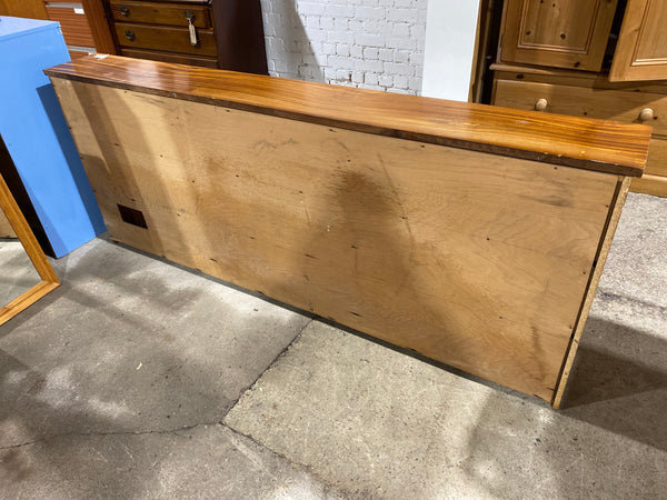 Teak Extra Wide Low Display Bookcase
