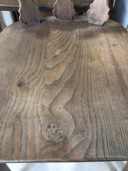 Four Ercol Fleur De Lys Chairs
